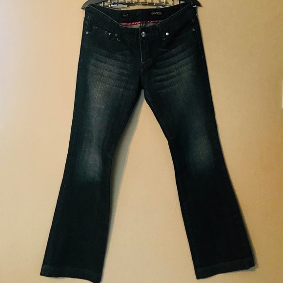 EXPRESS JEANS Embellished Bootcut size 8 - Picture 3 of 6